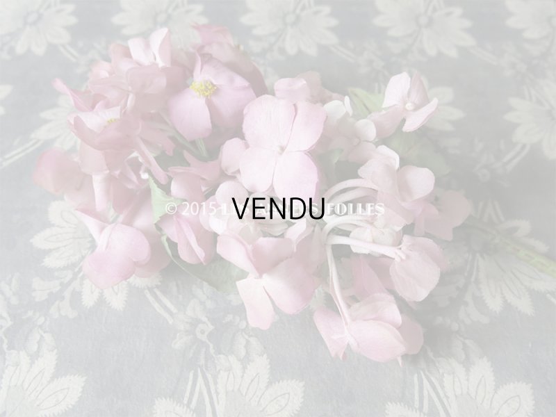 画像4: 19世紀末 アンティーク コサージュ 紫陽花 プランタンのラベル付 - AU PRINTEMPS -