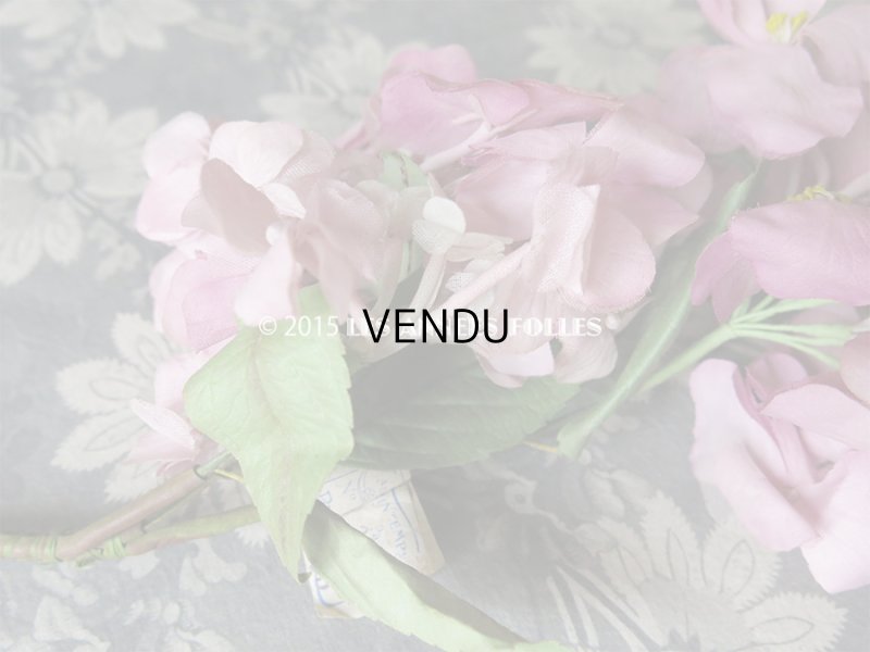 画像8: 19世紀末 アンティーク コサージュ 紫陽花 プランタンのラベル付 - AU PRINTEMPS -