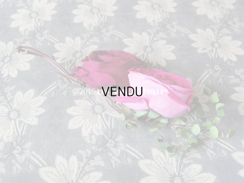 画像5: アンティーク コサージュ 薔薇 