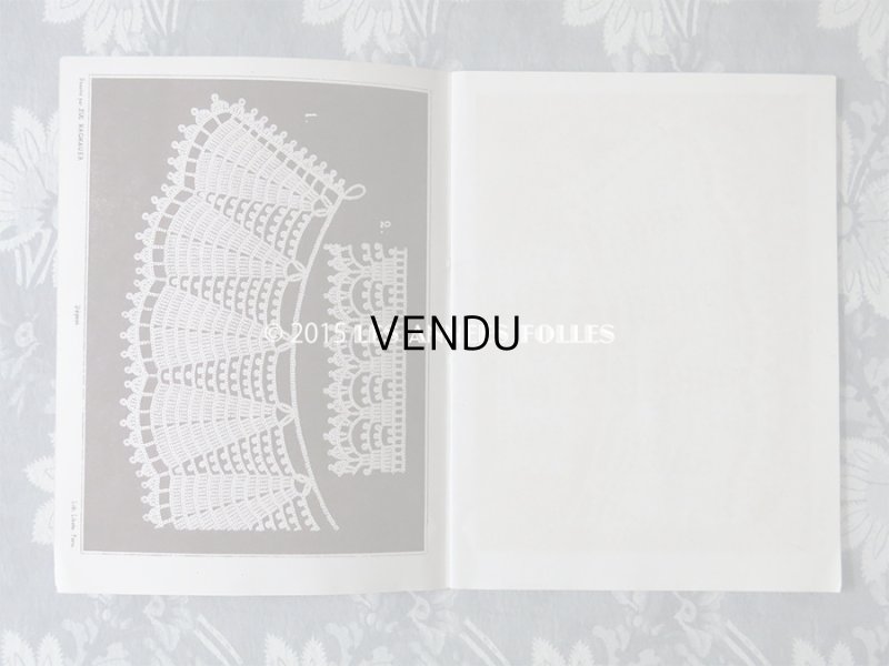 画像7: アンティーク レース図案帳  クロシェレース DESSINS POUR OUVRAGES DE DAMES RECUEIL DE DESSINS POUR CROCHET,TAPISSERIE,FILET. N 12 - ADRE.SIMART,EDITEUR,A PARIS -