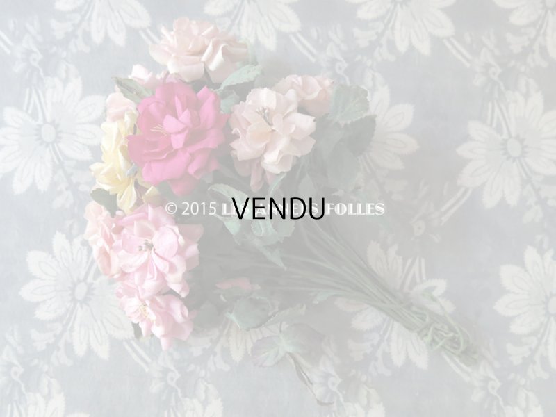 画像3: アンティーク  薔薇のブーケ コサージュ