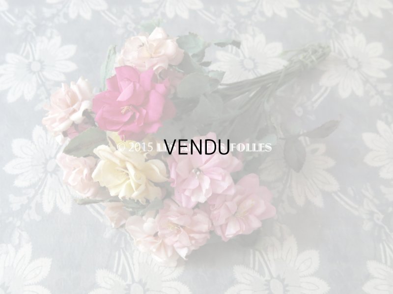 画像4: アンティーク  薔薇のブーケ コサージュ