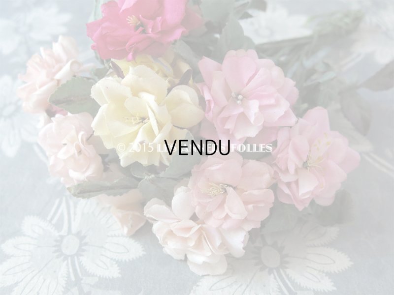 画像7: アンティーク  薔薇のブーケ コサージュ