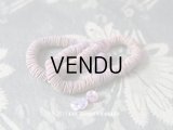 1900年代 アンティーク ゼラチン製 スパンコール 凸凹 薄紫 オーロラ加工 5mm 約400ピース 