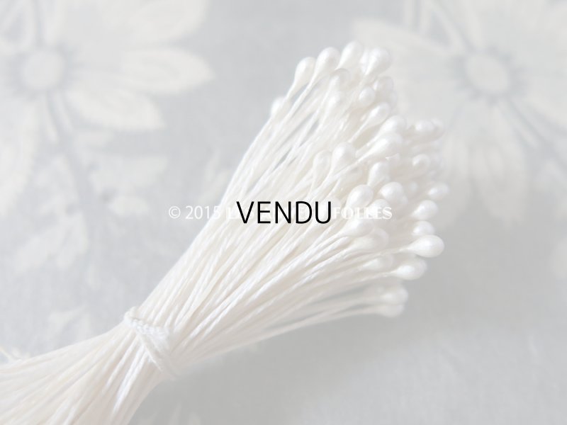 画像3: アンティーク ペップ パール加工 コサージュ用 花芯