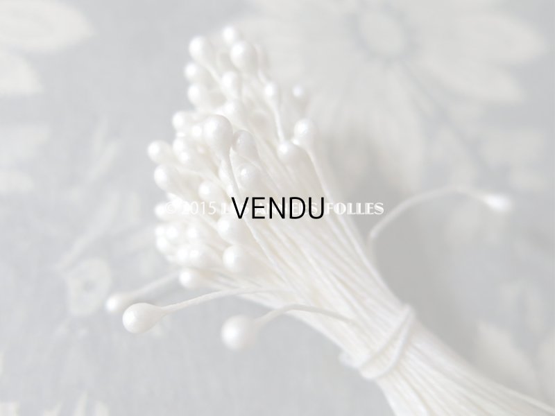 画像6: アンティーク ペップ パール加工 コサージュ用 花芯