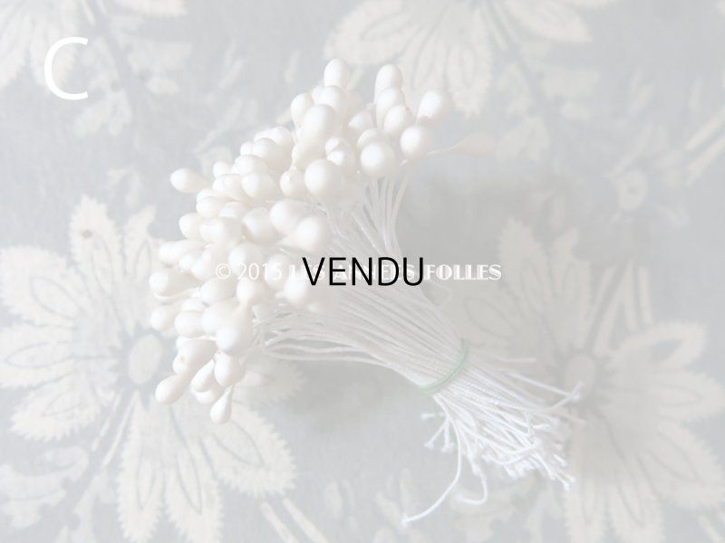 画像7: アンティーク ペップ パール加工 コサージュ用 花芯