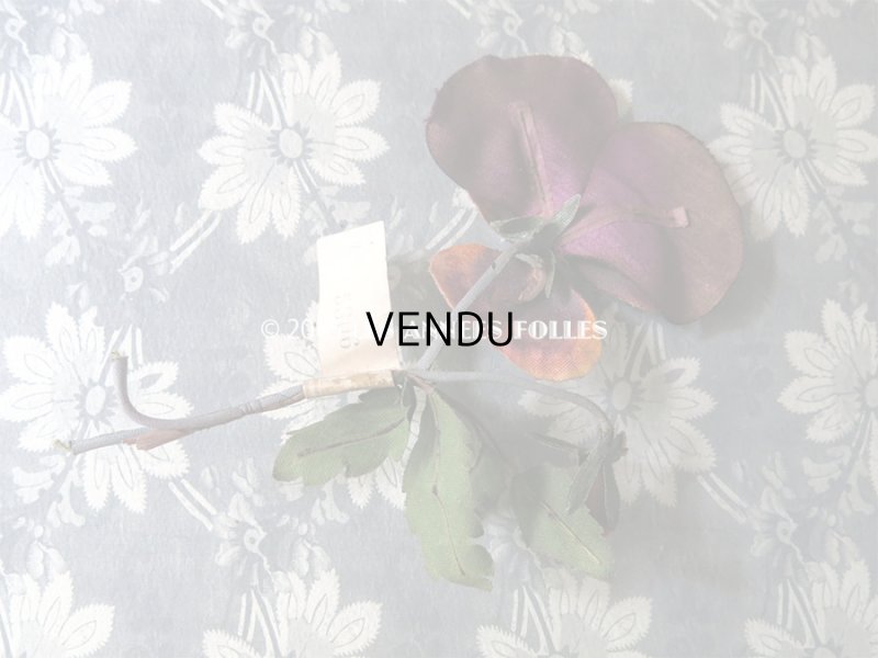 画像6: 1900年代 アンティーク コサージュ ラベル付 パンジー