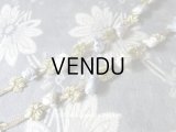19世紀末 アンティーク 5色の薔薇 ロココトリム 0.43m