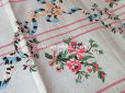 画像2: 18世紀末 アンティーク シルク製  手刺繍 薔薇模様 幅広リボン 1m (2)