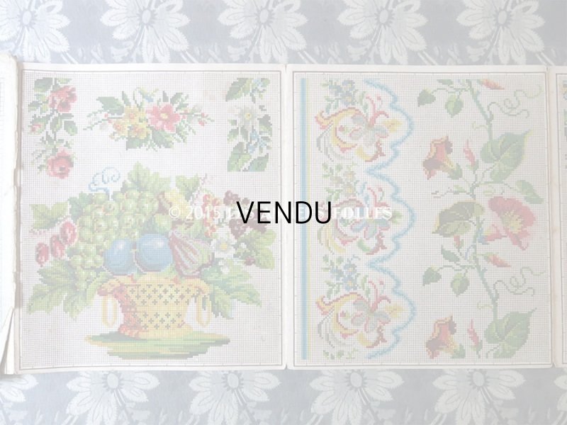 画像4: 19世紀末 アンティーク クロスステッチの図案帳 - ETABLISSEMENTS DE LA MAISON POIRET FRERES & NEVEU -