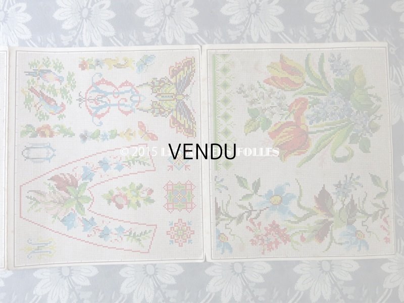 画像6: 19世紀末 アンティーク クロスステッチの図案帳 - ETABLISSEMENTS DE LA MAISON POIRET FRERES & NEVEU -