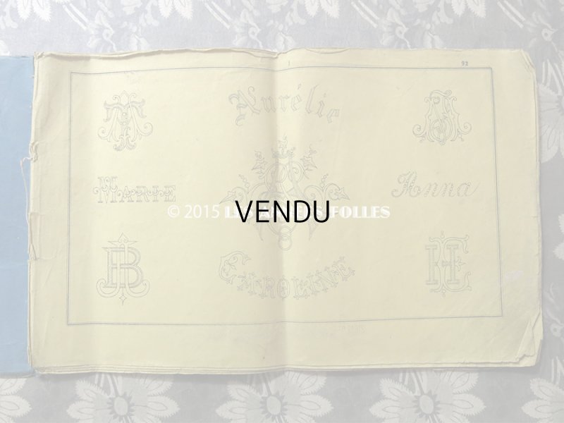 画像5: 1860年代 アンティーク SAJOU  刺繍図案帳 DESSINS DE BRODERIES 92 - SAJOU PARIS -