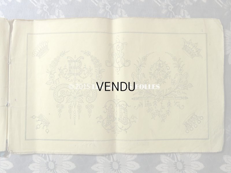 画像6: 1860年代 アンティーク SAJOU  刺繍図案帳 DESSINS DE BRODERIES 92 - SAJOU PARIS -