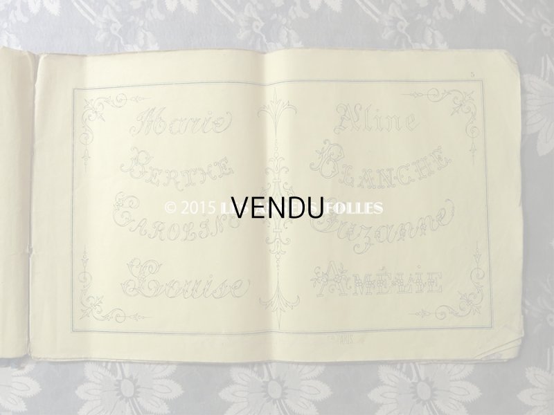 画像7: 1860年代 アンティーク SAJOU  刺繍図案帳 DESSINS DE BRODERIES 92 - SAJOU PARIS -