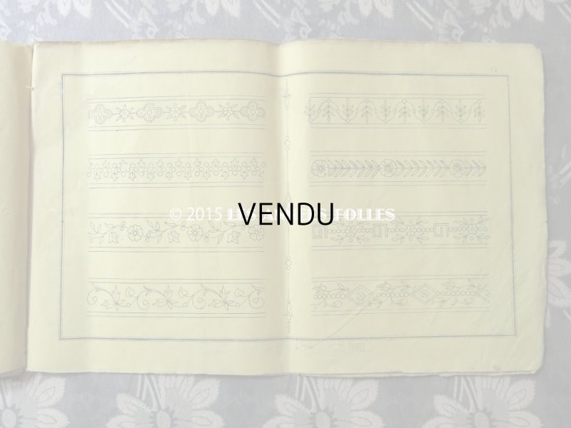 画像9: 1860年代 アンティーク SAJOU  刺繍図案帳 DESSINS DE BRODERIES 92 - SAJOU PARIS -
