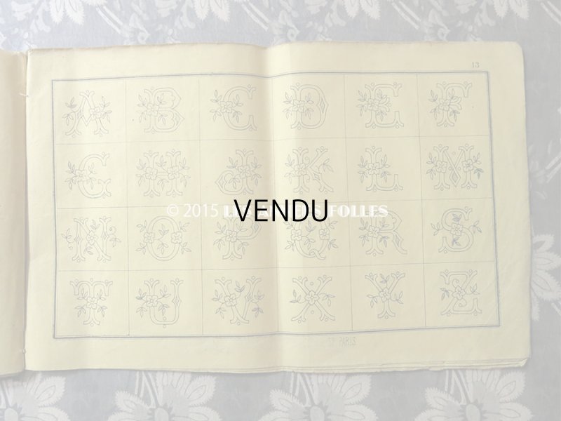 画像3: 1860年代 アンティーク SAJOU  刺繍図案帳 DESSINS DE BRODERIES 92 - SAJOU PARIS -