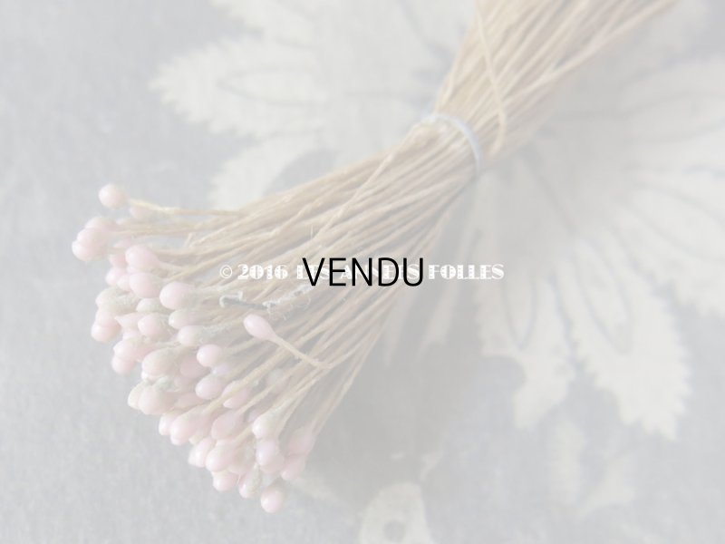 画像6: アンティーク ペップ ピンク＆グレー コサージュ用 花芯 