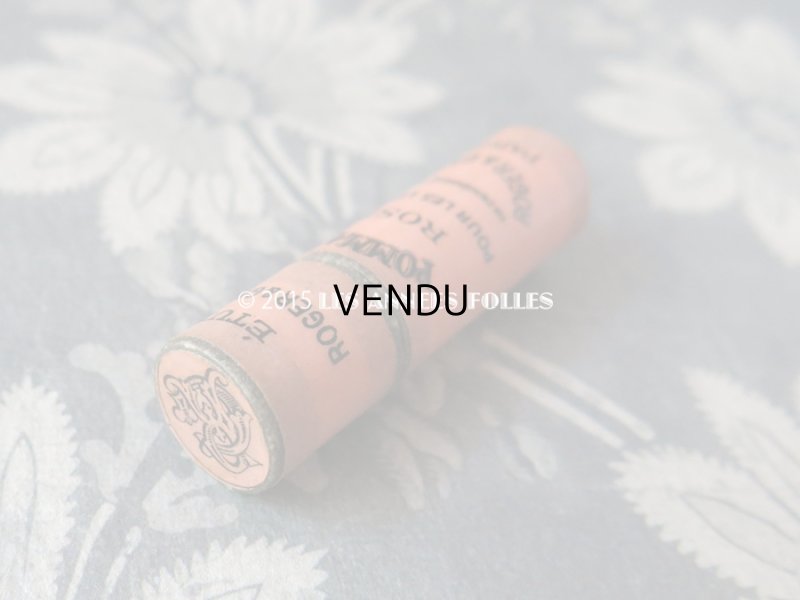 画像7: アンティーク 未使用 リップスティックの紙箱 ピンク POMMADE ROSE POUR LES LEVRES - ROGER&GALLET PARIS -