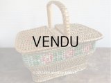 アンティーク 薔薇のパニエ