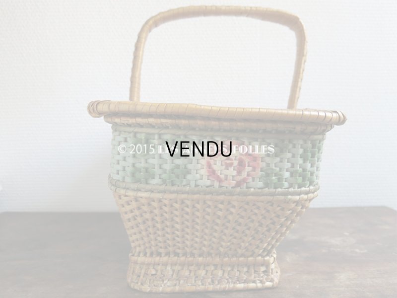 画像5: アンティーク 薔薇のパニエ