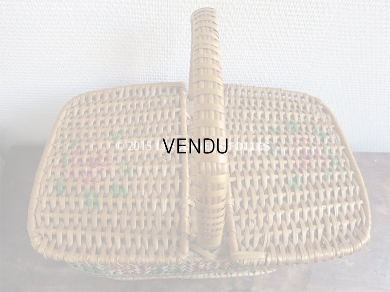 画像6: アンティーク 薔薇のパニエ