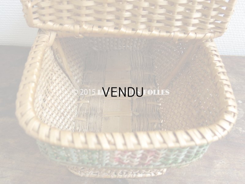 画像7: アンティーク 薔薇のパニエ