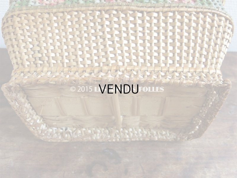 画像9: アンティーク 薔薇のパニエ