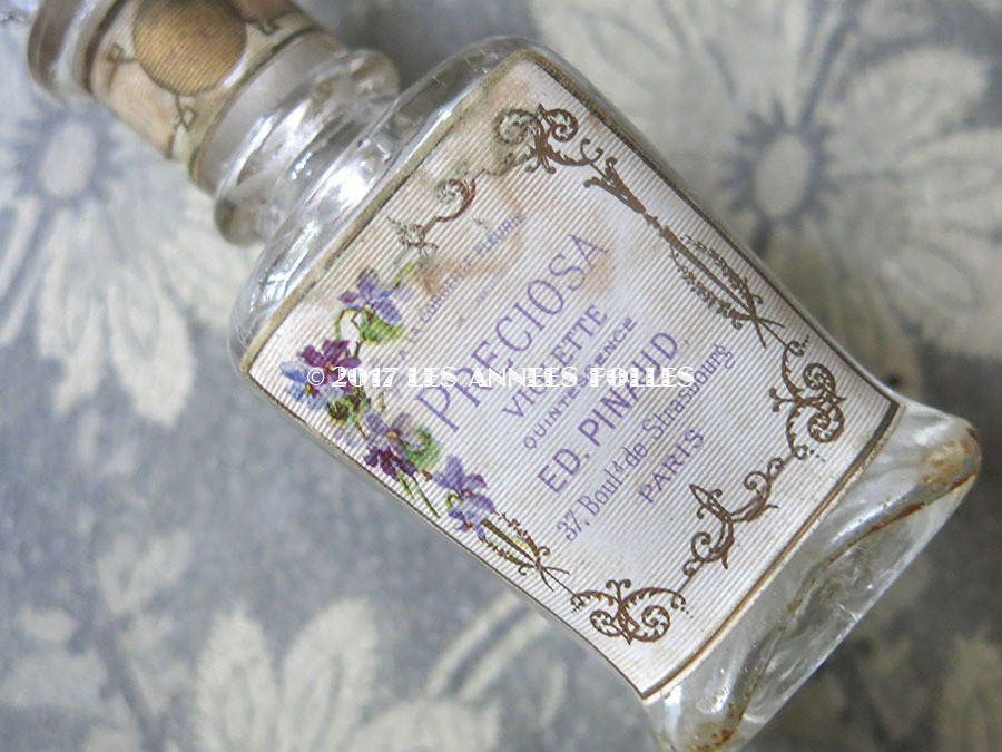 1897年代 アンティーク パフュームボトル 菫の香水瓶 PRECIOSA 