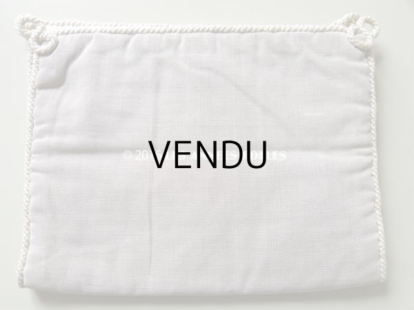 画像4: 1900年代 アンティーク モノグラム『H.S』花の刺繍入り ハンカチ＆ランジェリー用ポシェット (4)