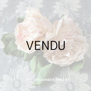 画像: アンティーク コサージュ 薔薇 
