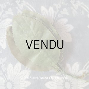 画像: 1900年代 アンティーク コサージュ用 リーフのセット 10ピース
