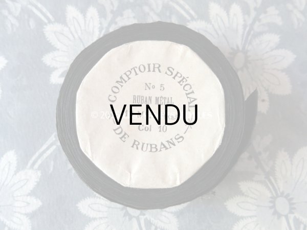 画像5: 1910年代 アンティーク メタルリボン  5.3m COMPTOIR SPECIAL DE RUBANS N 5 COL 10 - GRANDS MAGASINS DU LOUVRE PARIS - (5)