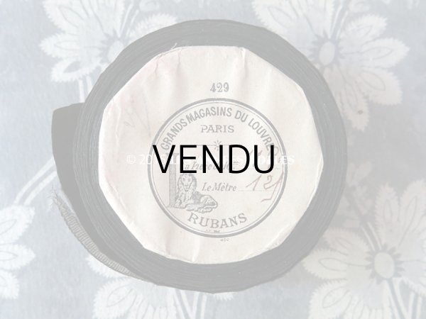 画像4: 1910年代 アンティーク メタルリボン  5.3m COMPTOIR SPECIAL DE RUBANS N 5 COL 10 - GRANDS MAGASINS DU LOUVRE PARIS - (4)