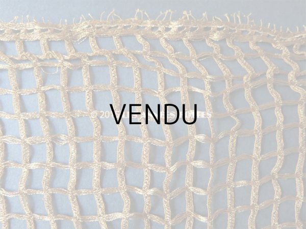 画像4: 1920年代 アンティーク 幅広レース 花模様 アールデコ 0.92m (4)