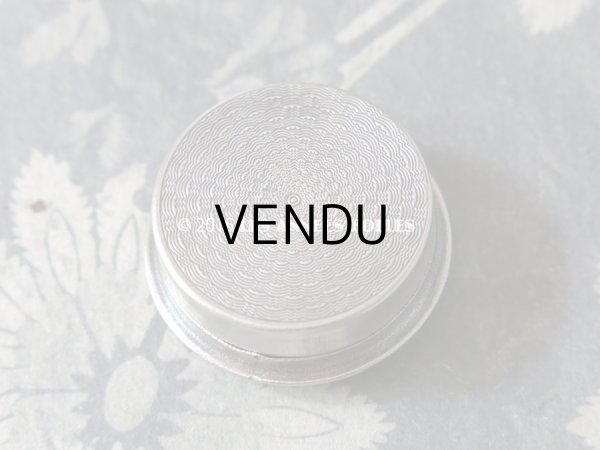 画像3: アンティーク 小さなパウダーケース 薔薇の花かご (3)