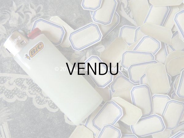 画像4: 未使用 アンティーク メルスリーの小さなラベル 箱入り 300枚セット (4)