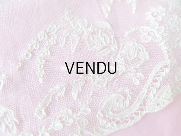 画像6: 19世紀 アンティーク 付け袖 アランソンレース DENTELLE POINT D'ALENCON ニードルレース (6)