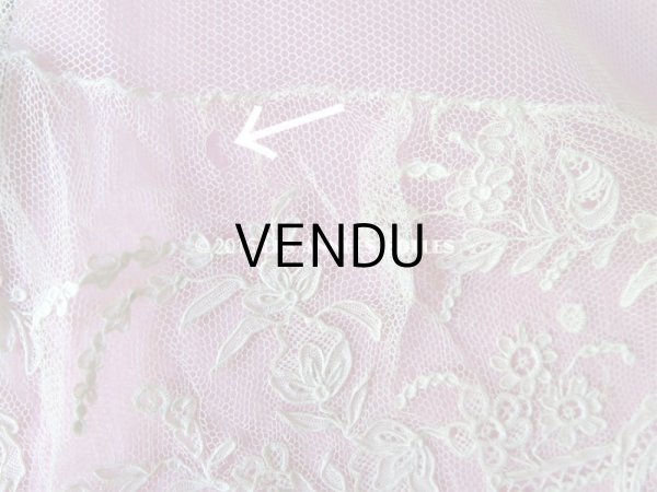 画像12: 19世紀 アンティーク 付け袖 アランソンレース DENTELLE POINT D'ALENCON ニードルレース (12)