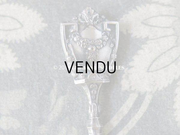 画像3: 19世紀 アンティーク シルバー製 目打ち 薔薇のガーランド  裁縫道具 (3)