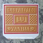 画像: 1900年代 アンティーク ラベル 『LU』バニラウエハース GAUFRETTES VANILLE NANTES - LEFEVRE-UTILE -