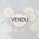 画像: アンティーク 菊のパフュームラベル CHRYSANTHEME - LUBIN PARIS -