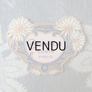 画像: アンティーク 菊のパフュームラベル CHRYSANTHEME - LUBIN PARIS -