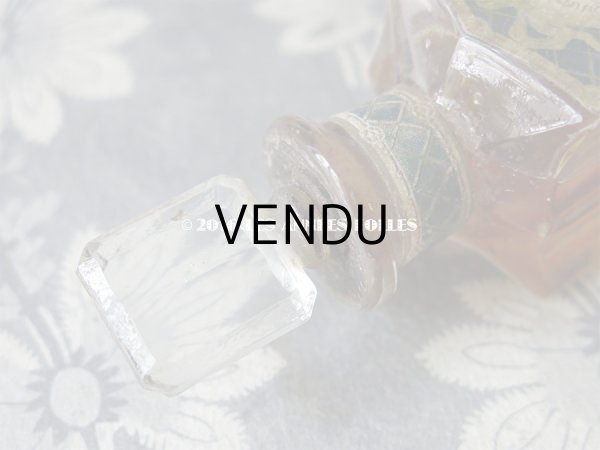 画像9: 1895年 アンティーク パフュームボトル 菫 QUINTESSENCE DE VIOLETTES DE PARME - GELLE FRERES PARIS - (9)