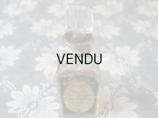 画像4: 1895年 アンティーク パフュームボトル 菫 QUINTESSENCE DE VIOLETTES DE PARME - GELLE FRERES PARIS - (4)