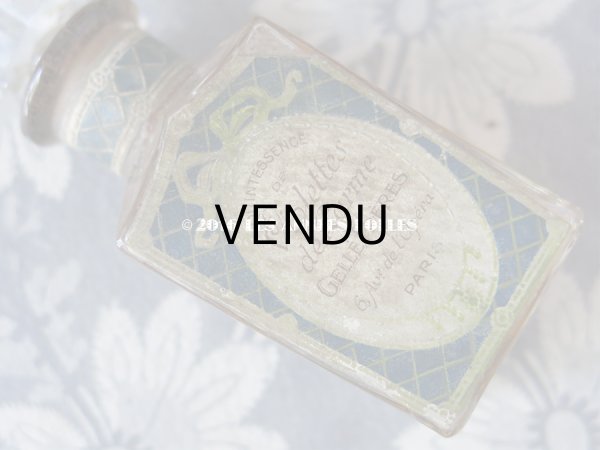 画像5: 1895年 アンティーク パフュームボトル 菫 QUINTESSENCE DE VIOLETTES DE PARME - GELLE FRERES PARIS - (5)