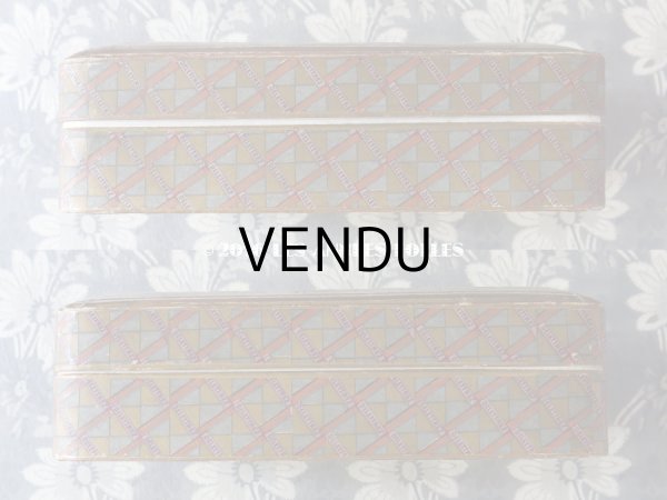 画像5: 1900年代 アンティーク ソープボックス 菫＆蝶々 SAVONS EXTRA FINS AUX VIOLETTES BLANCHES DU CAUCASE - DELETTREZ PARIS - (5)