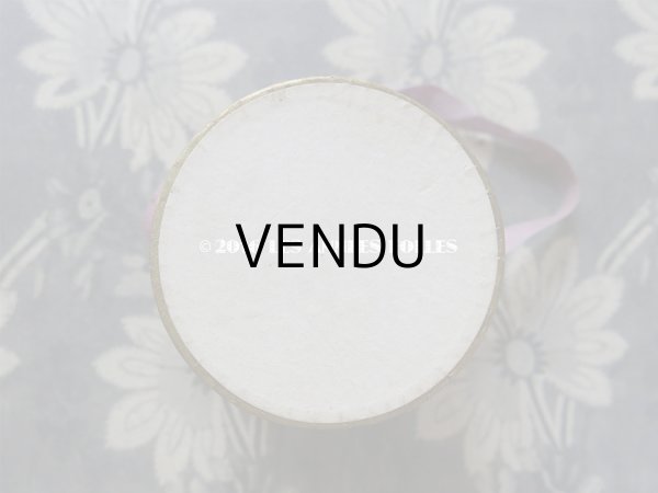 画像6: アンティーク 菫のパフュームボックス 1輪のコサージュ付 (6)