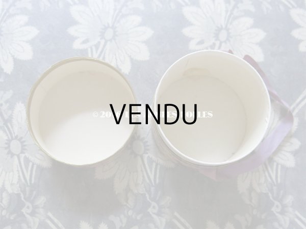 画像7: アンティーク 菫のパフュームボックス 1輪のコサージュ付 (7)