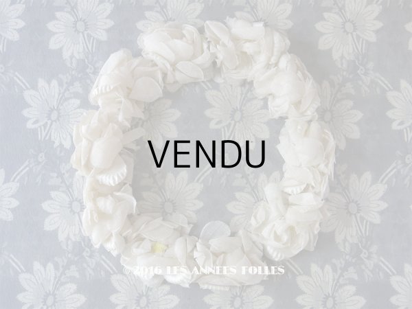 画像1: 1900年代 アンティーク 薔薇のヘッドリース ティアラ (1)